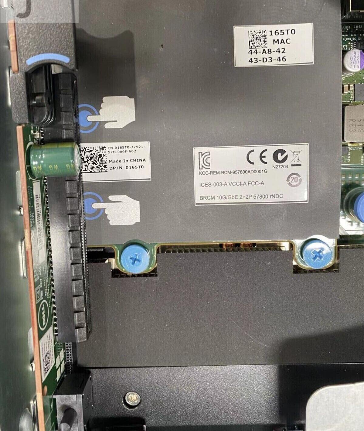 Dell PowerEdge R630 2.5" 8 Bay 1U Server Barebone motherboard  2x 750W Raid H730