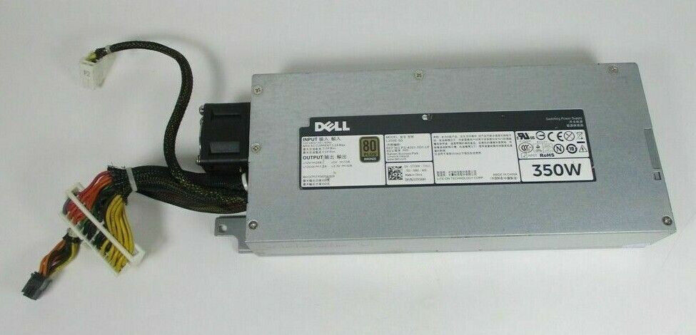 LOT 2 Genuine 1PC Dell 7Y5HH NWX4R R320 Server 350W Power Supply D350E-S2