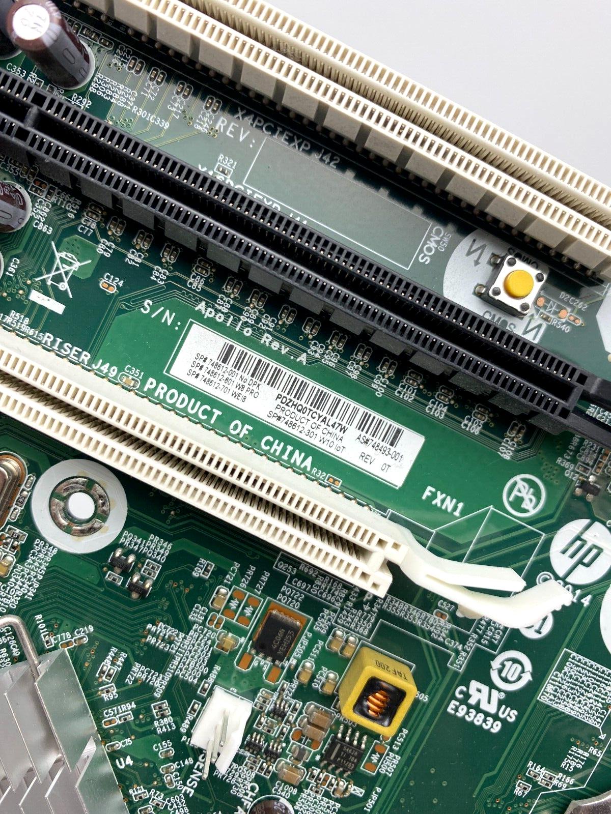 HP 748493-001 RP5 5810 POS LGA 1150 DDR3 Desktop Motherboard 748612-001