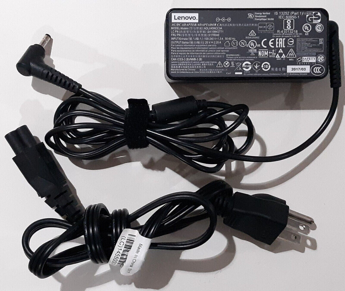 OEM Lenovo AC Adapter Charger 45W ADLX45NCC3A for Chromebook N22 N23 N42