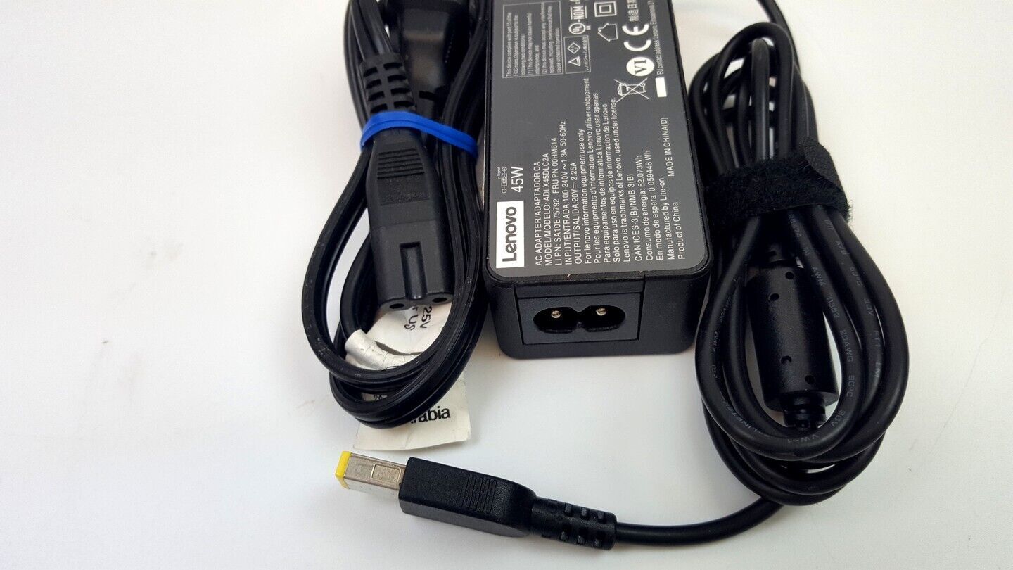GENUINE Lenovo Thinkpad AC Adapter Charger 45W E431 E531 Lenovo X1 Yoga Yoga13