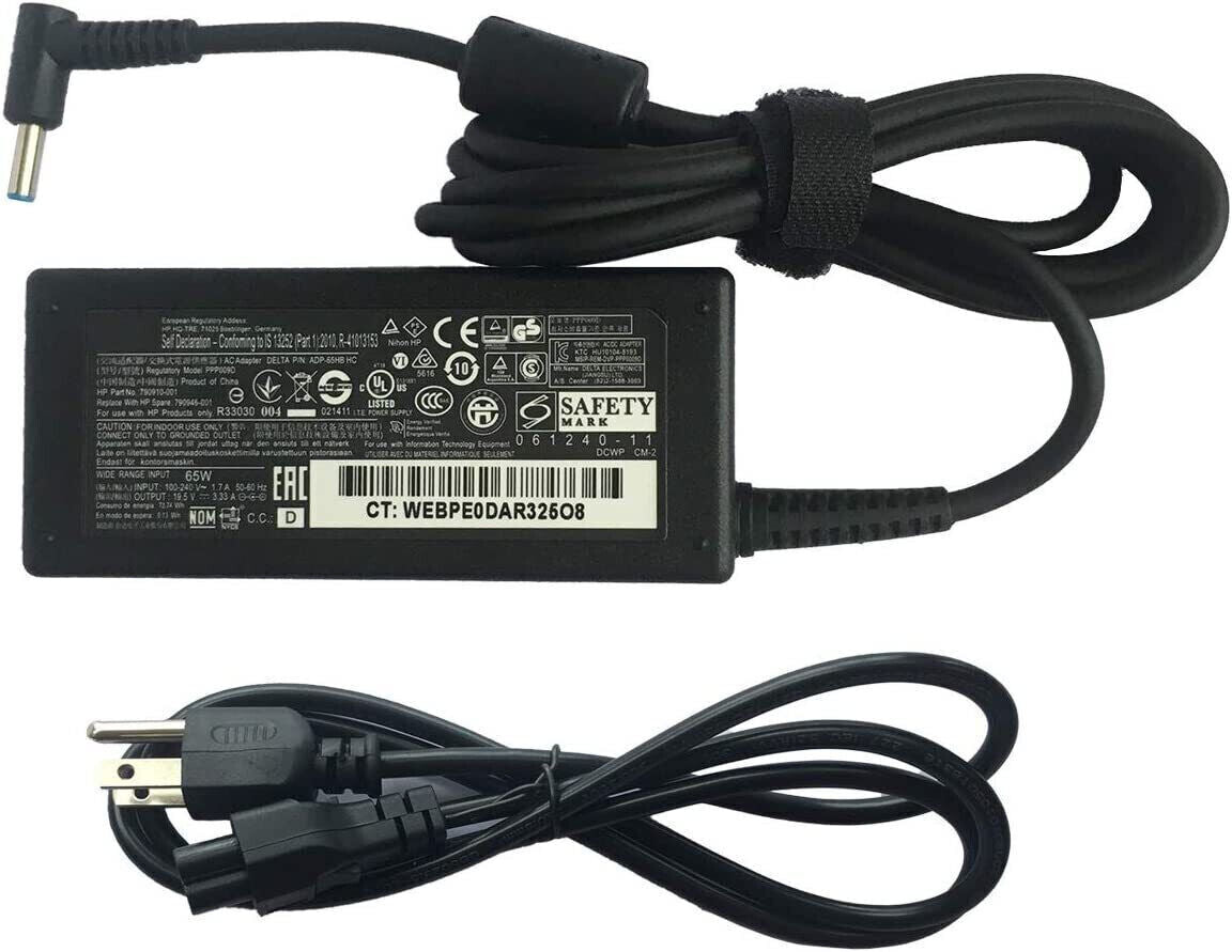 Genuine 45W Blue tip AC Adapter HP Pavilion X360 11 13 14 15 TouchSmart Charger