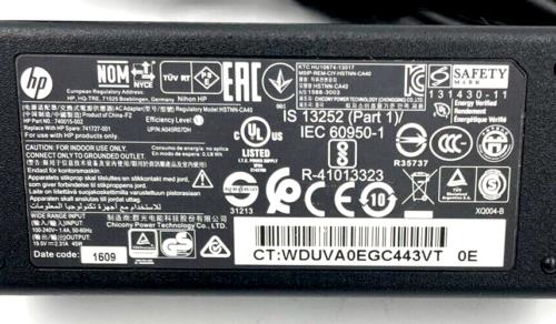 Genuine 45W Blue tip AC Adapter HP Pavilion X360 11 13 14 15 TouchSmart Charger