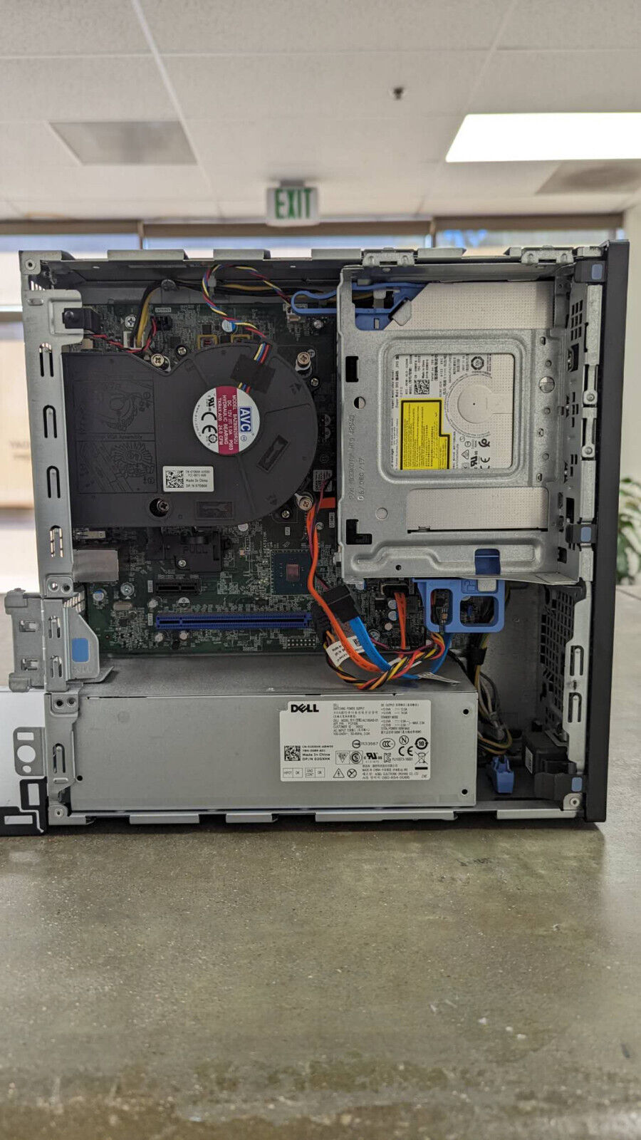 Dell optiplex 3050 SFF BAREBONES MOTHERBOARD POWER SUPPLY DVD CHASSIS BEZEL