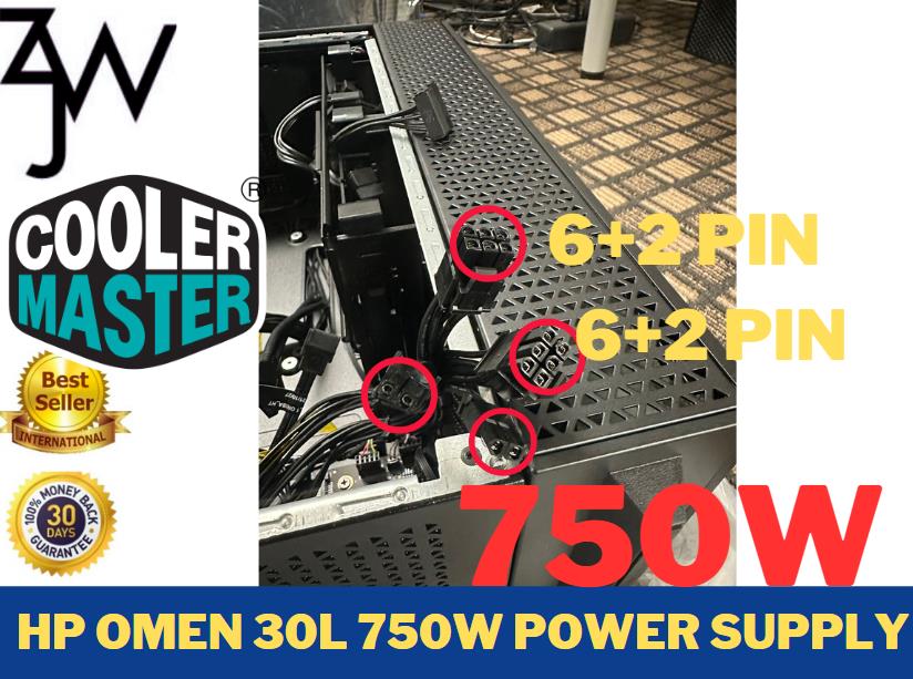 NEW Cooler Master Gamer HP Omen 30L L84096-003 Power supply 750W DPS-750AB-40 D