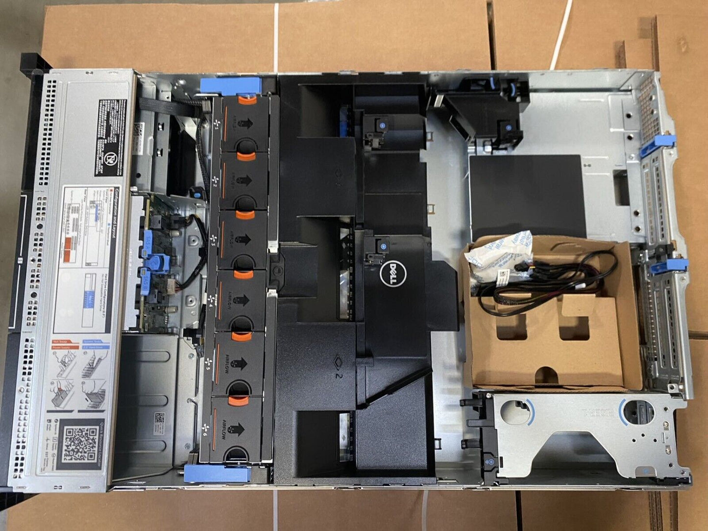 Dell Precision Rack 7910 server 8 bay 2.5 Barebone Chassis w/ Fans Cables FJDV7