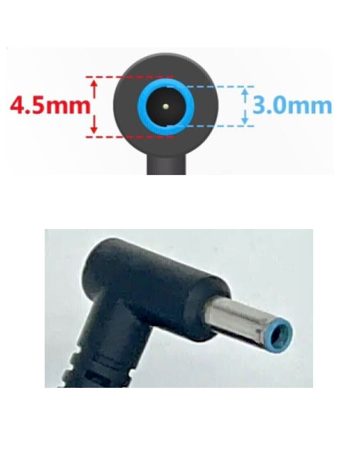 Charger for HP Laptop Computer 65W Smart Blue Tip Power Adapter AC Notebook