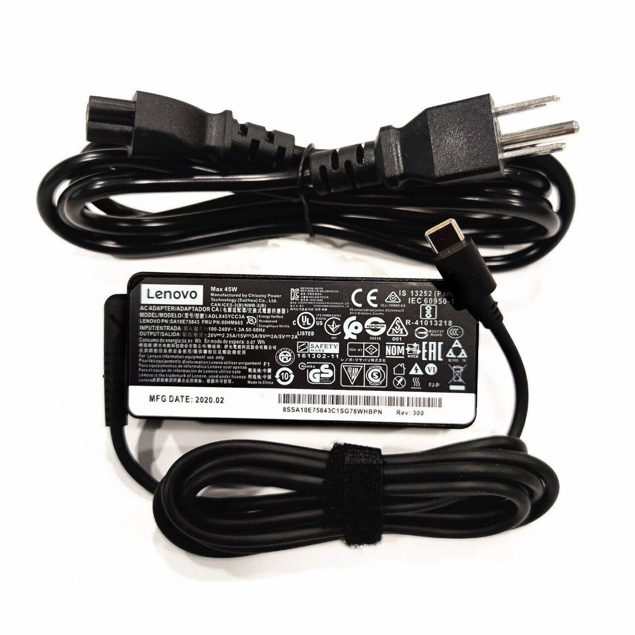 Lot USB Type C for HP Laptop Power Charger 45W 65W