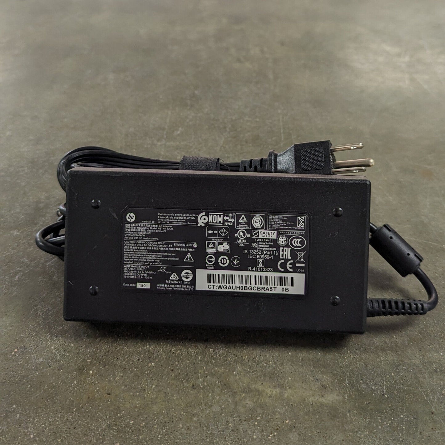 HP 120W BLUE TIP AC Adapter TPN-LA18 L41423-002 L41856-001 Docking Station ENVY
