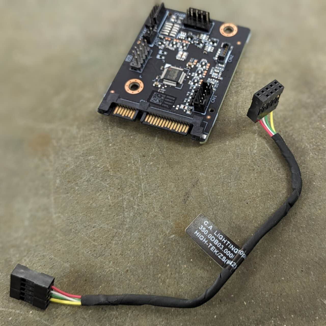 HP Omen GT11 GT12 GT13 L97227-001 18512-2 PCA Lighting Control Board rgb + Cable