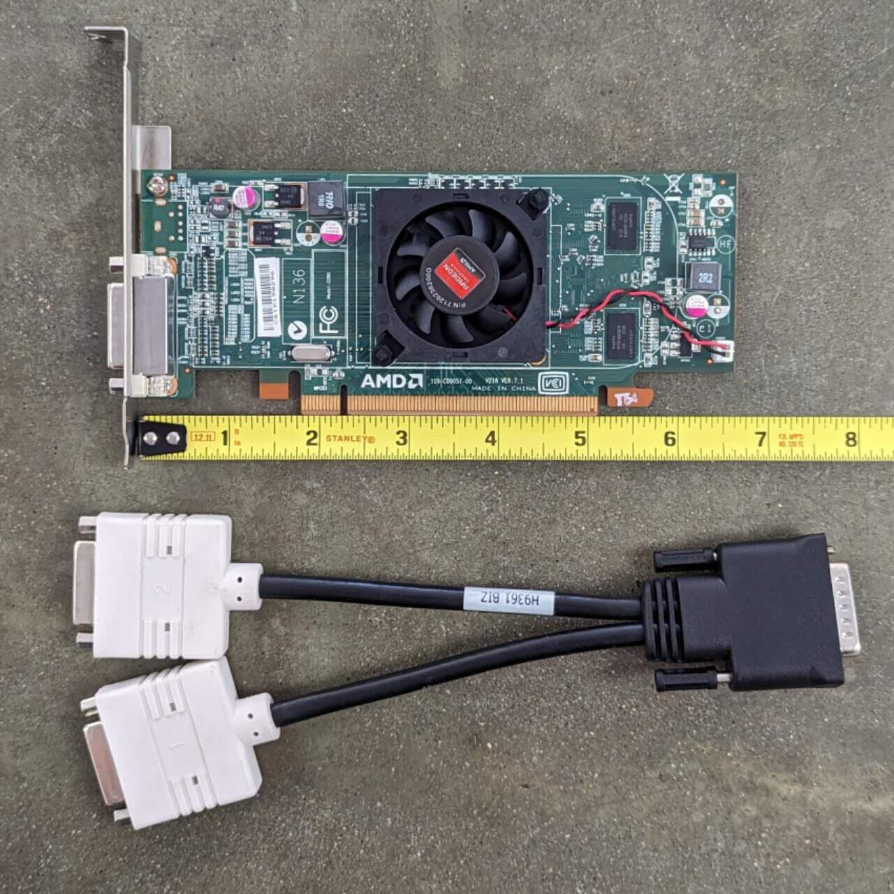 Lot of 10 Dell AMD Radeon HD 6350 Full Height Video Graphics Card 236X5 2 x DVI