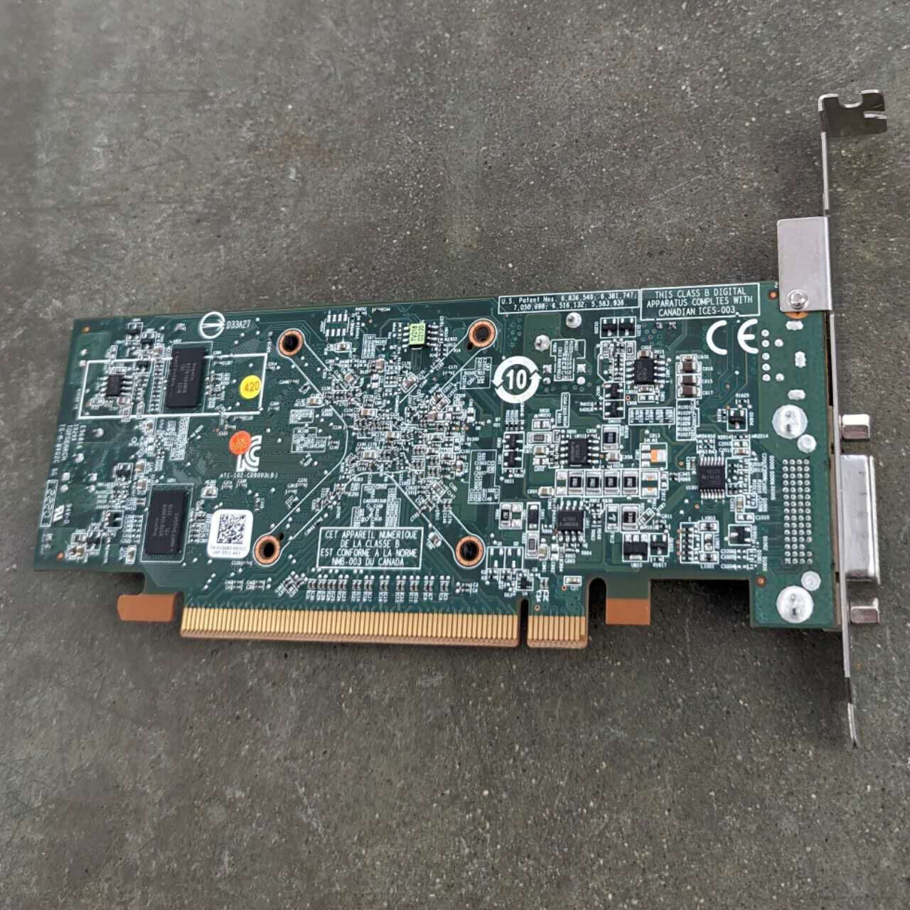 Lot of 10 Dell AMD Radeon HD 6350 Full Height Video Graphics Card 236X5 2 x DVI