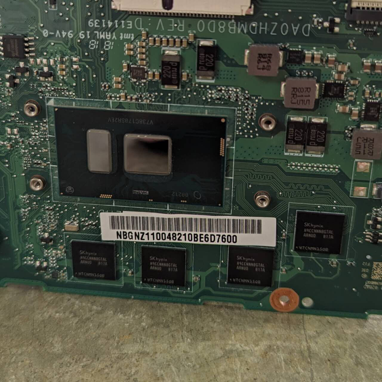 Acer C771 Chromebook motherboard, model: DA0ZHDMB8D0, Rev: D NB.GNZ11.004