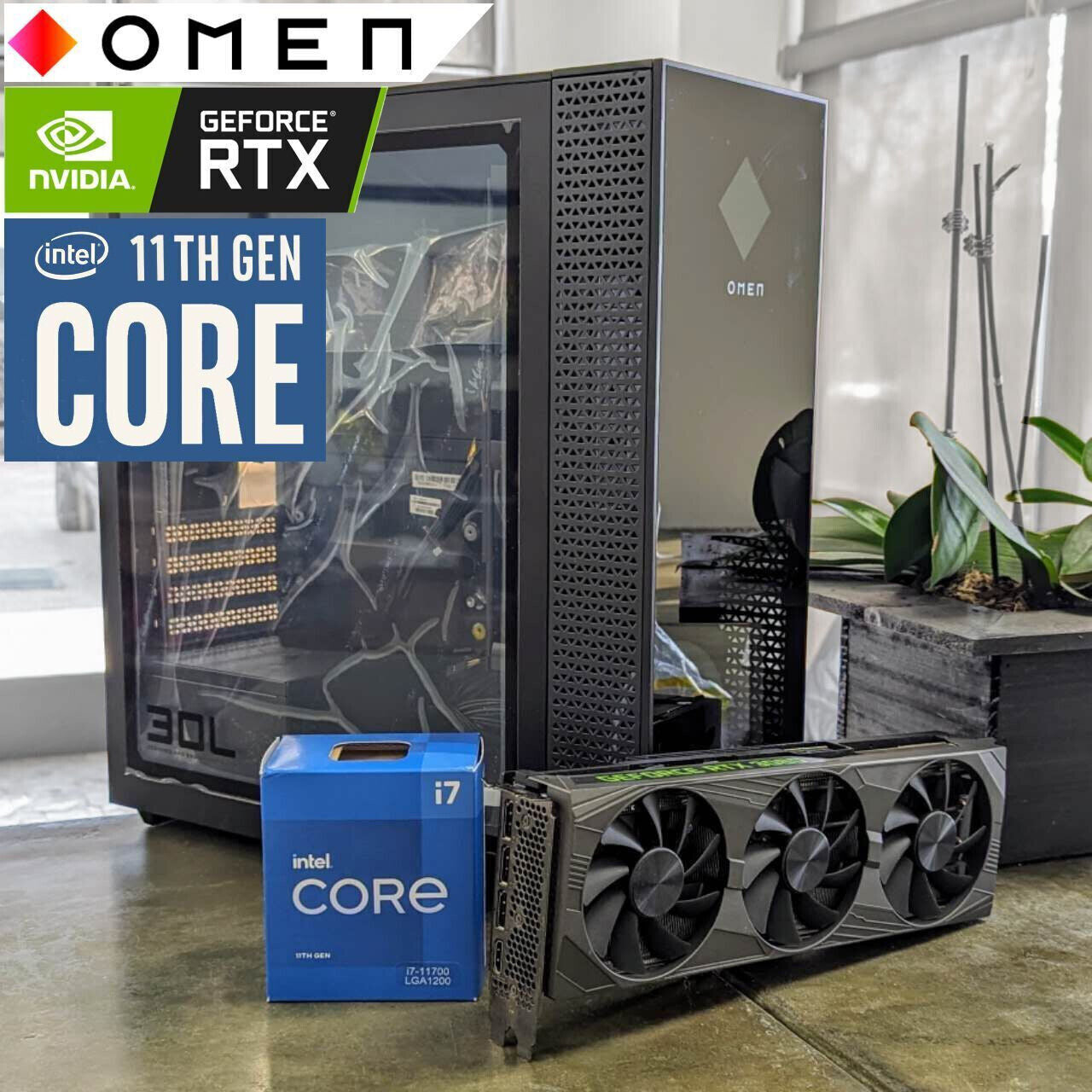 RGB Gaming COMPUTER PC i7-11700F 32GB RAM 2TB SSD RTX 2080 Windows 11 WIFI