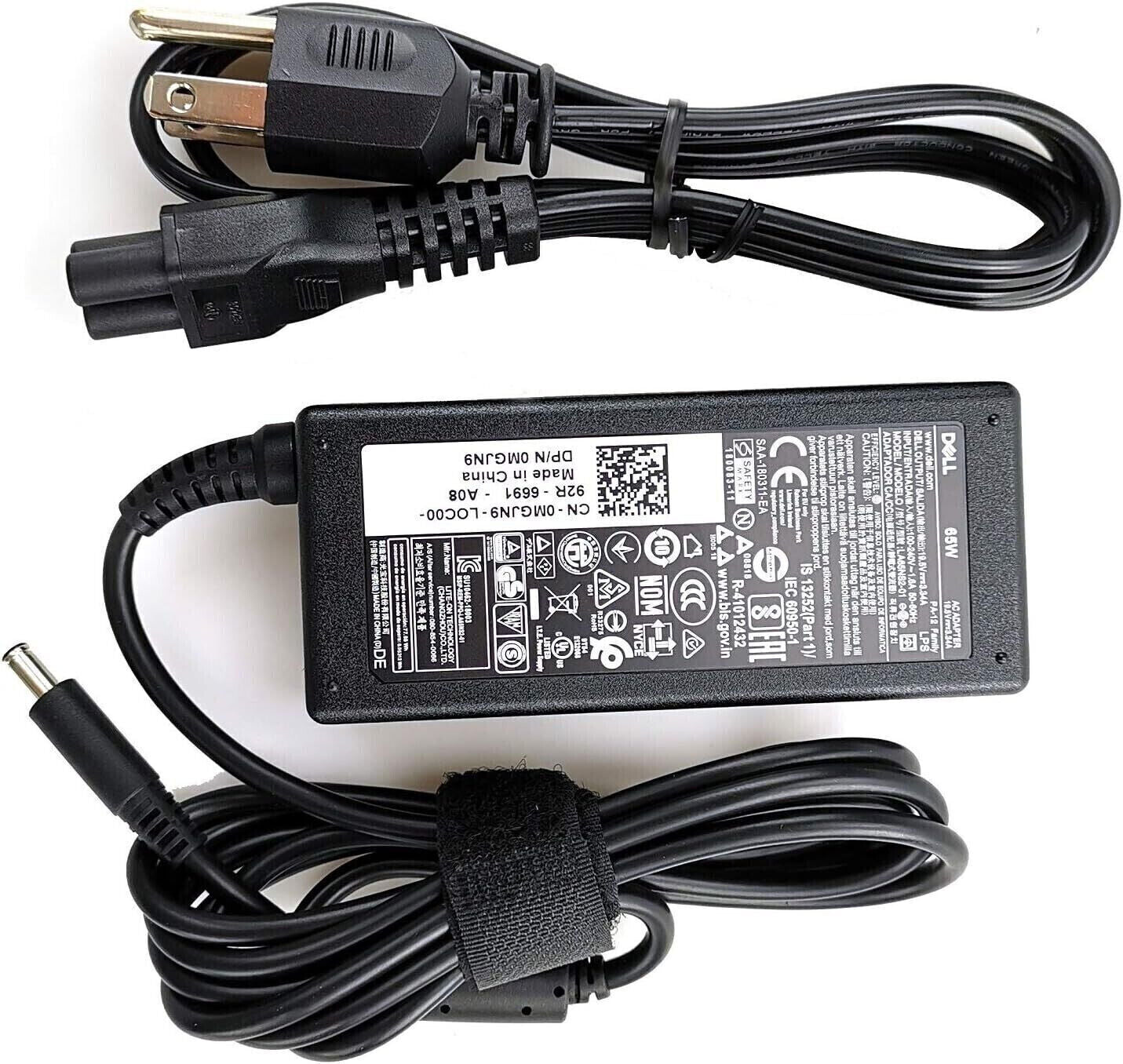 LOT 5 DELL Genuine 65W PA-12 6TM1C AC Adapter LA65NS2-01 Charger 4.5mm Small TIP