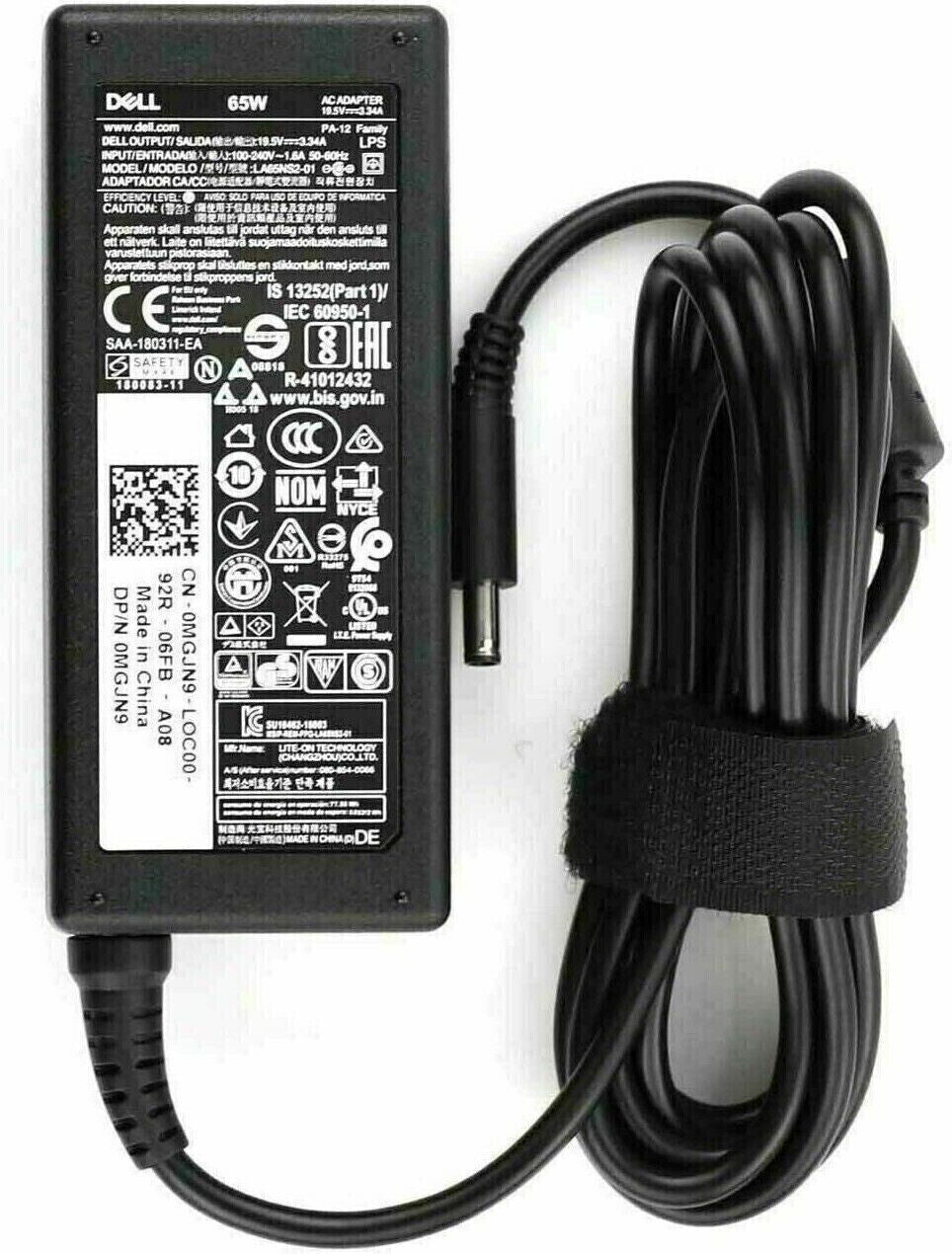 LOT 5 DELL Genuine 65W PA-12 6TM1C AC Adapter LA65NS2-01 Charger 4.5mm Small TIP