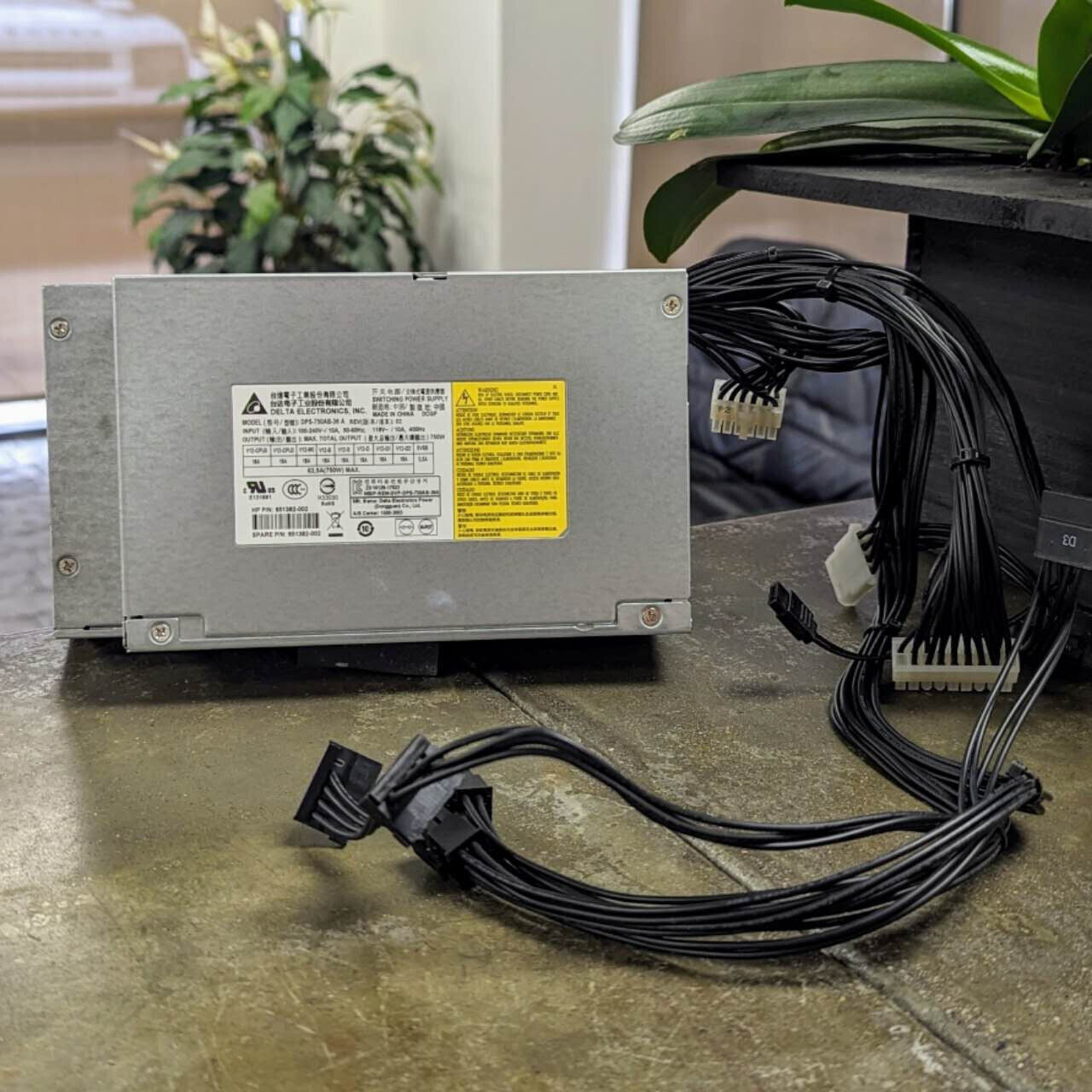 GENUINE HP Z4 G4 WORKSTATION 750 WATT POWER SUPPLY 851382-002, DPS-750AB-36 A