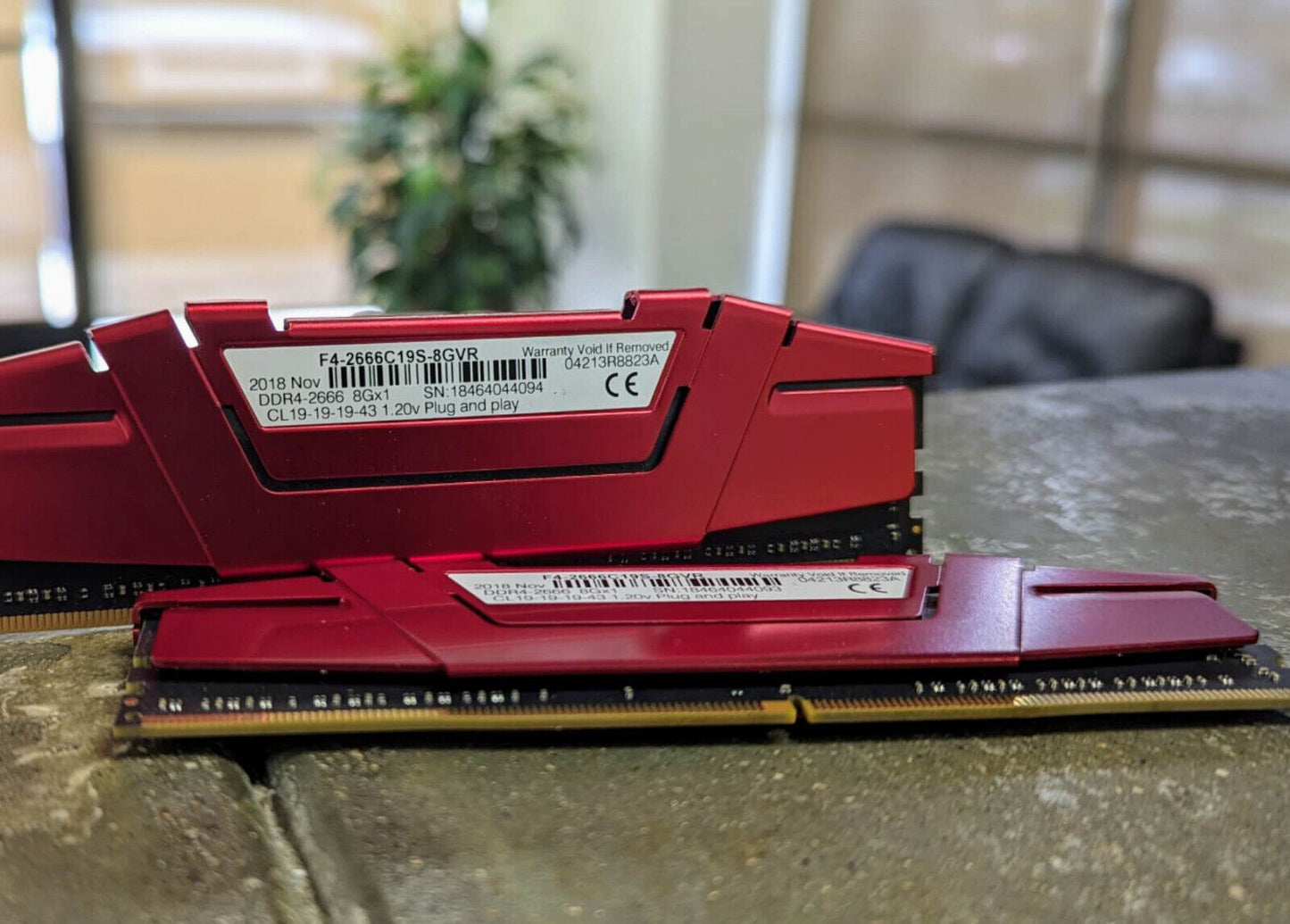 G.skill Ripjaws V DDR4 32GB ( 8GB x 4 ) 2666MHz CL19-19-19-43 1.20V