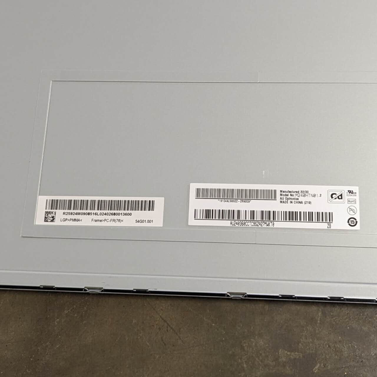 New Acer LCD Panel AUO 24" FHD Non Glare M240HTN01.2 FHD 1920x1080