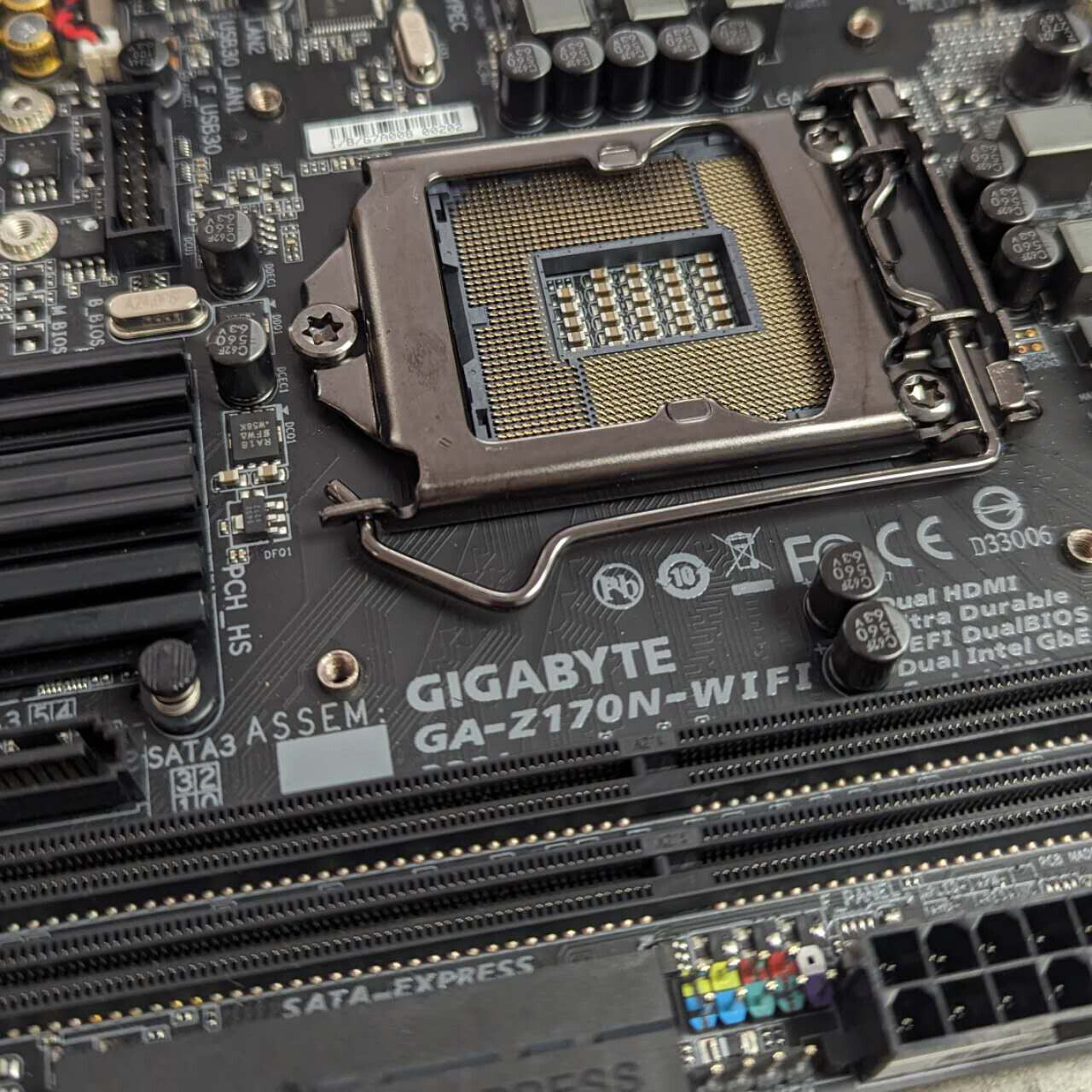 Gigabyte GA-Z170N-WIFI LGA 1151 mini ITX Motherboard Intel Z170 DDR4