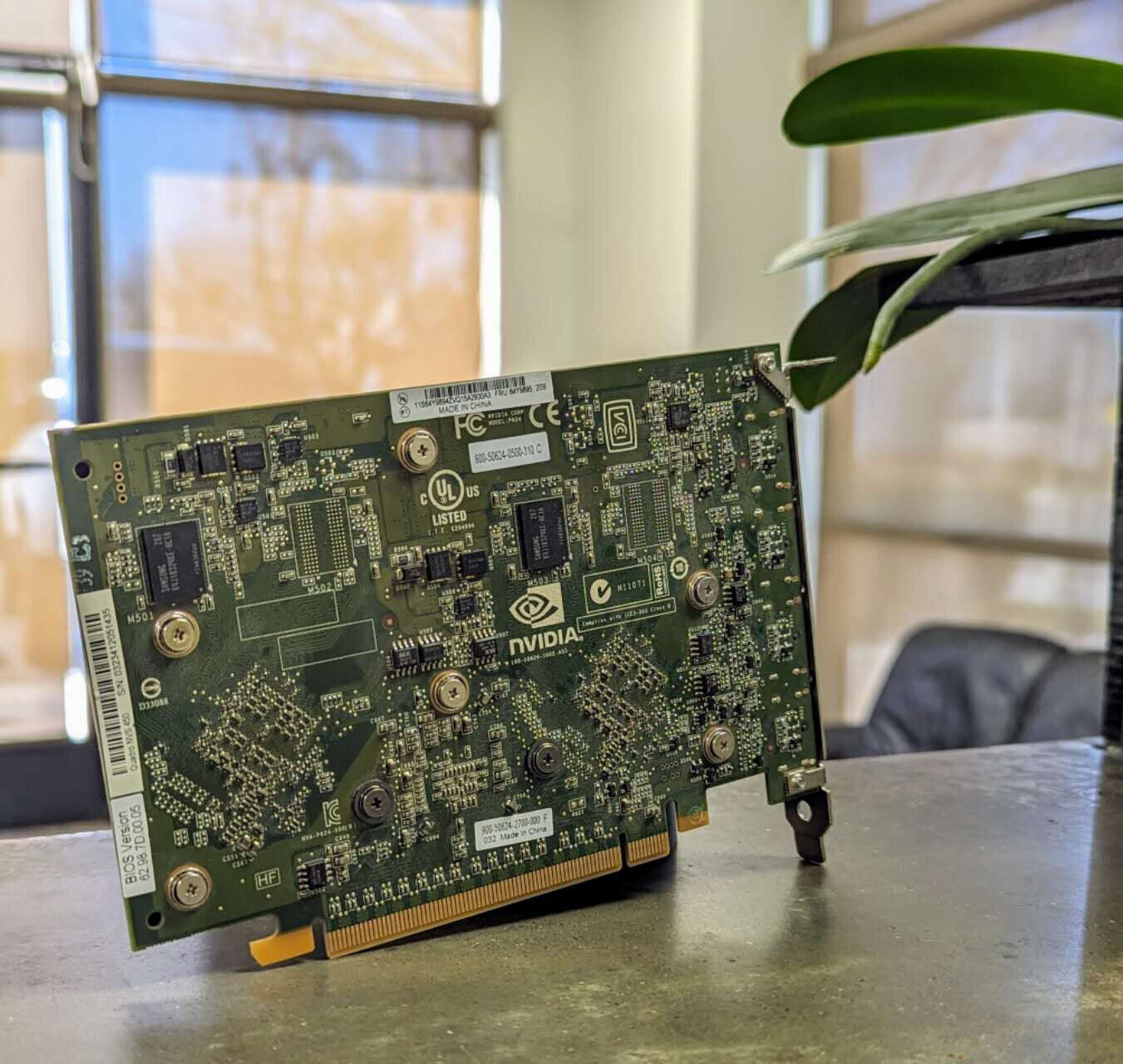 Quad DisplayPort Nvidia Quadro NVS 450 256MBX2 GDDR3 PCIe x16 Graphics Card