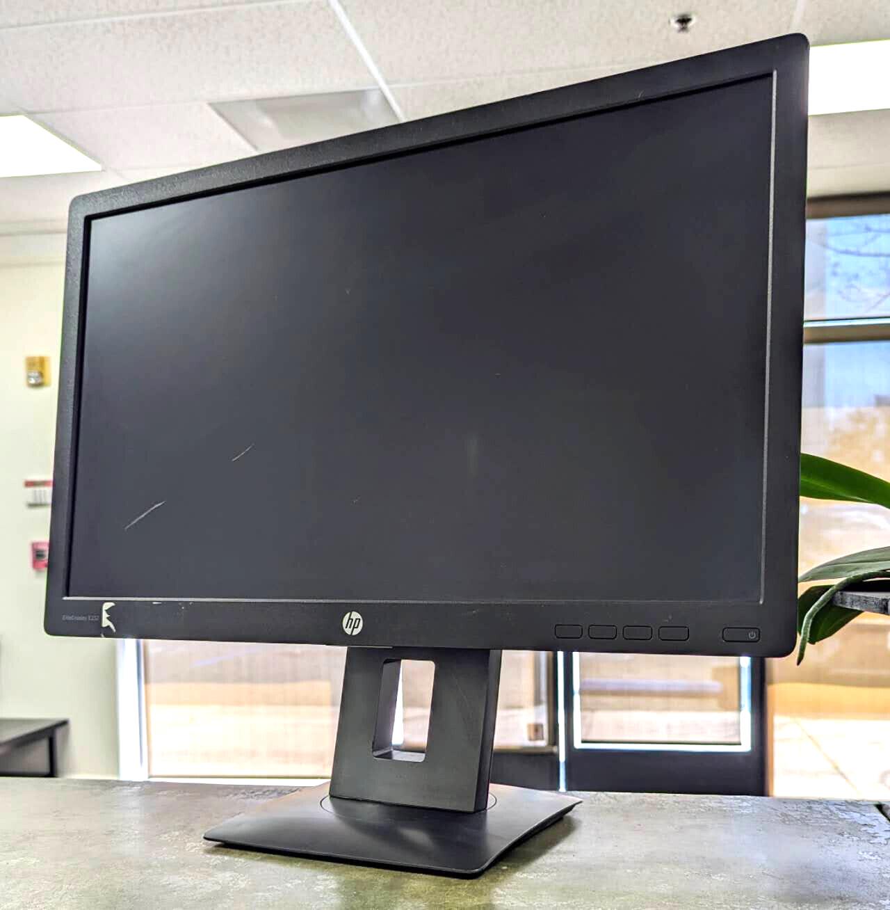 HP EliteDisplay E232 23" Widescreen HDMI LED Monitor 1920x1080 w/ Stand & Power