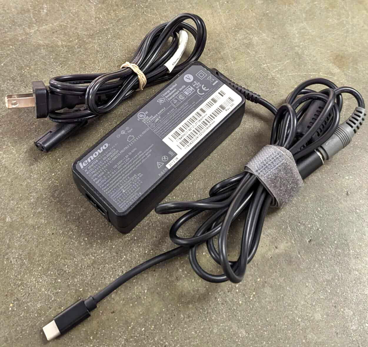 Genuine OEM Lenovo 65W USB-C Adapter Charger ThinkPad X1 Carbon Yoga ADLX65YLC3A