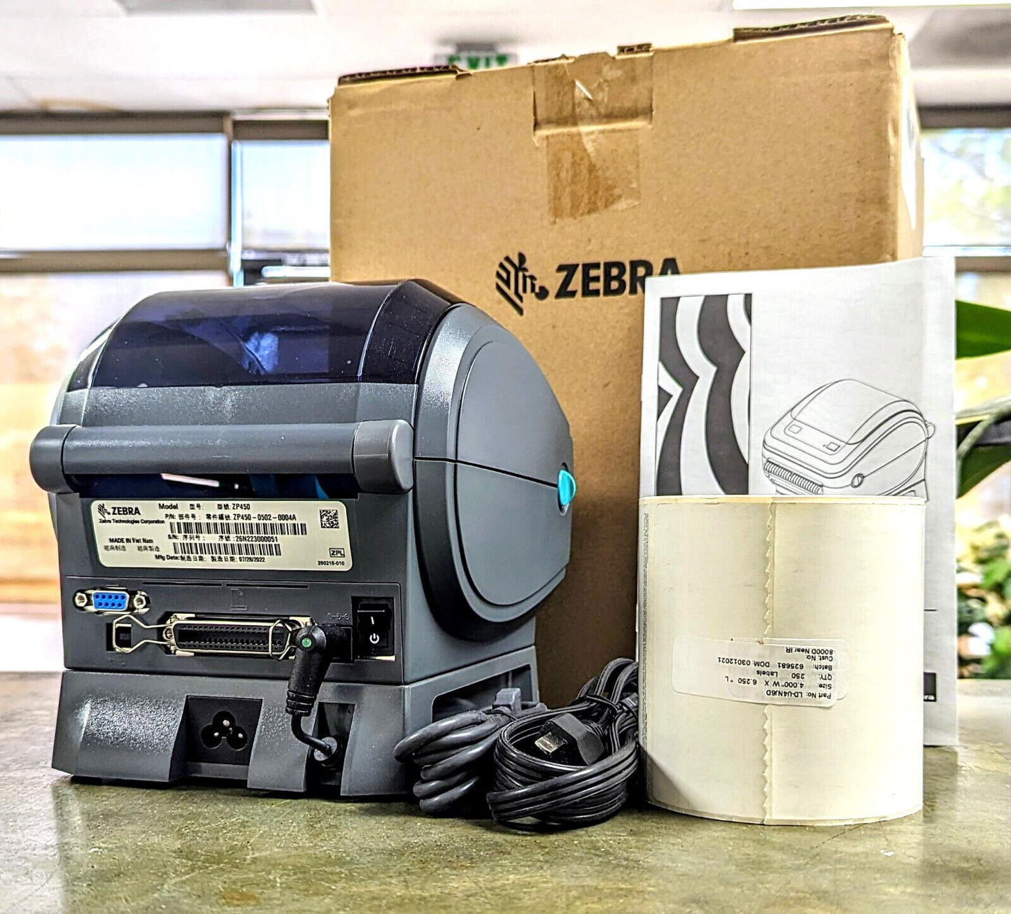 Zebra ZP450 -0502-0004 UPS CTP Label Thermal Printer - BRAND NEW IN BOX!!!