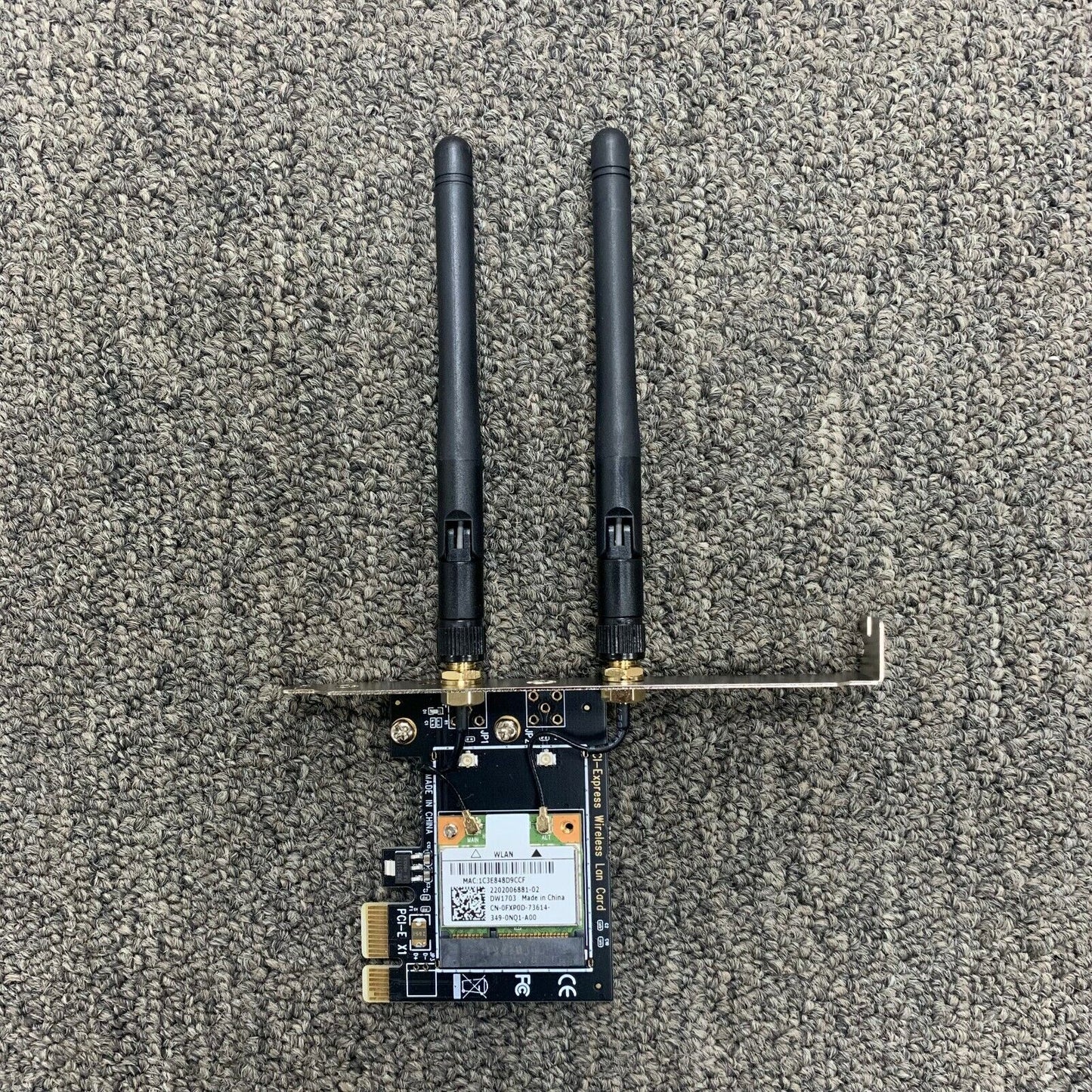 300M Wireless Network Card WiFi PCI-E X1 desktop+2 Antennas