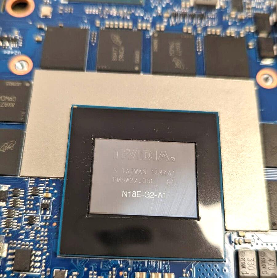 Alienware M15 Laptop Motherboard i7-9750H RTX2070MQ 8GB N18E-G2-A1 Dell PNVXJ