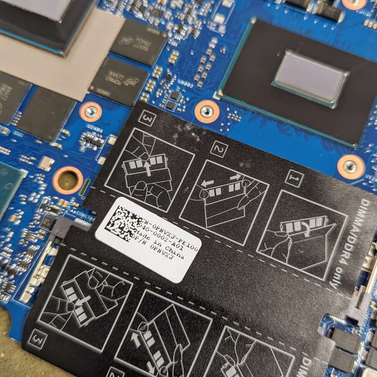 Alienware M15 Laptop Motherboard i7-9750H RTX2070MQ 8GB N18E-G2-A1 Dell PNVXJ