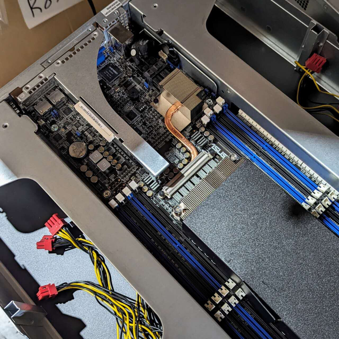 2U AI DEEP LEARNING CRYPTO MINING SERVER ESC4000 8x GPU Slot Double Wide PCI-E
