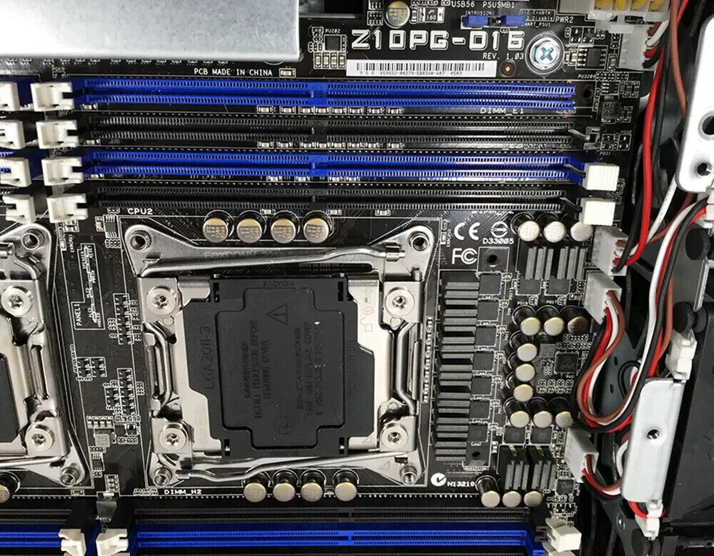 2U AI DEEP LEARNING CRYPTO MINING SERVER ESC4000 8x GPU Slot Double Wide PCI-E