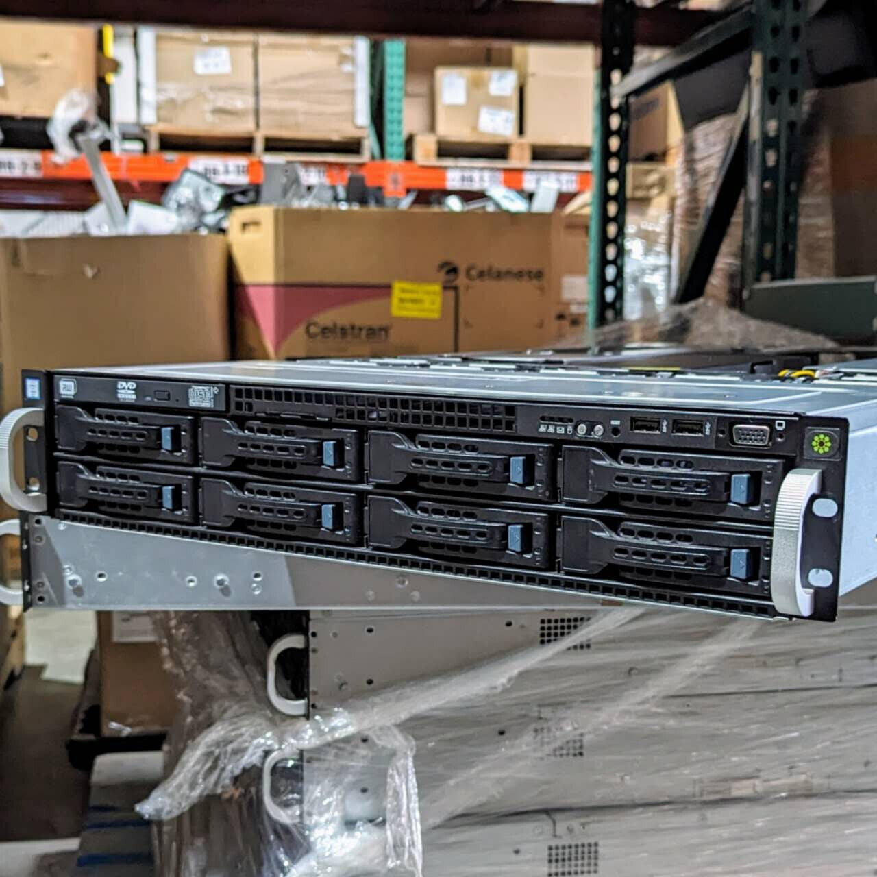 2U AI DEEP LEARNING CRYPTO MINING SERVER ESC4000 8x GPU Slot Double Wide PCI-E