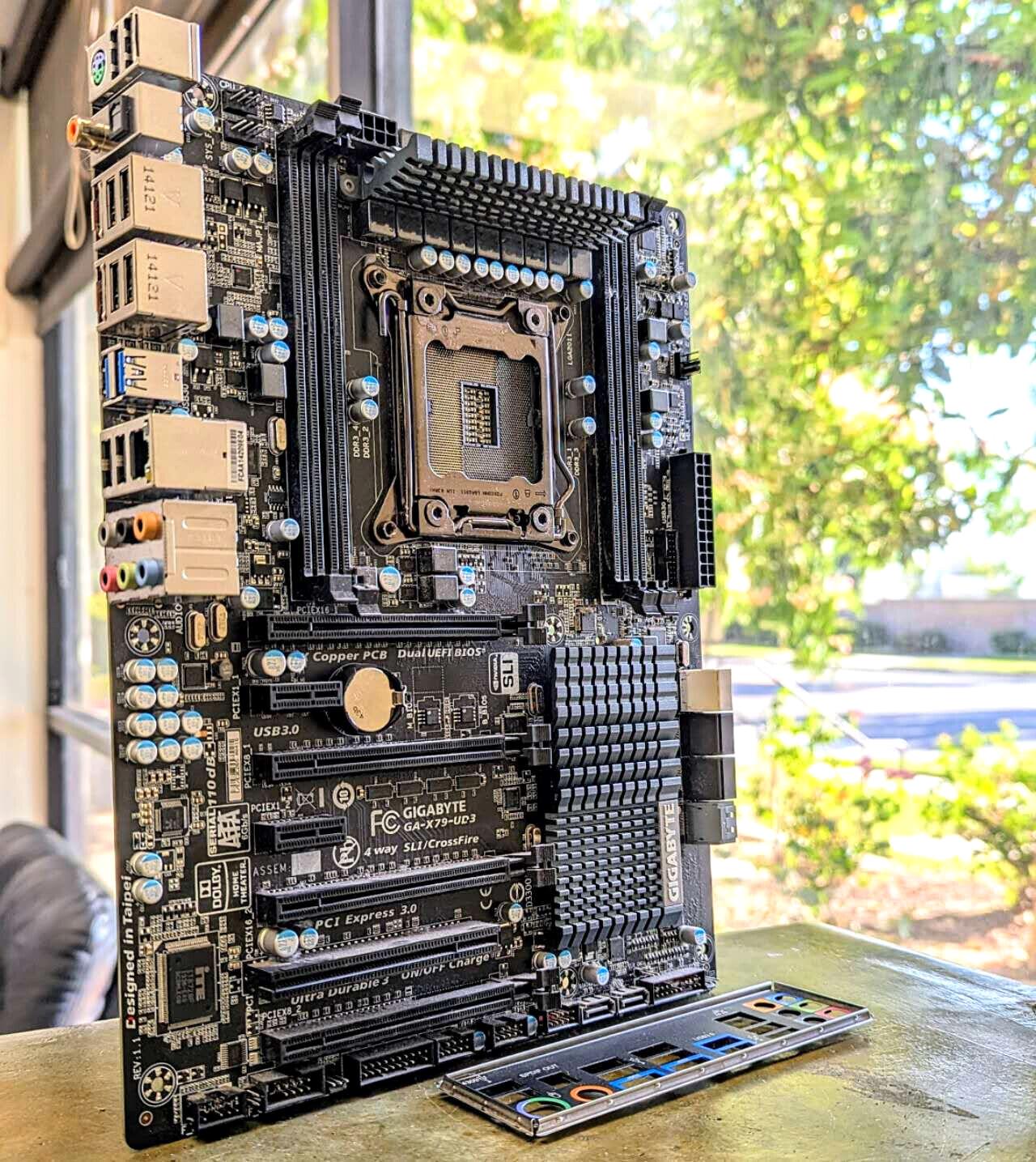 Gigabyte GA-X79-UD3 rev 1.1 LGA2011 Motherboard w/ I/O Shield