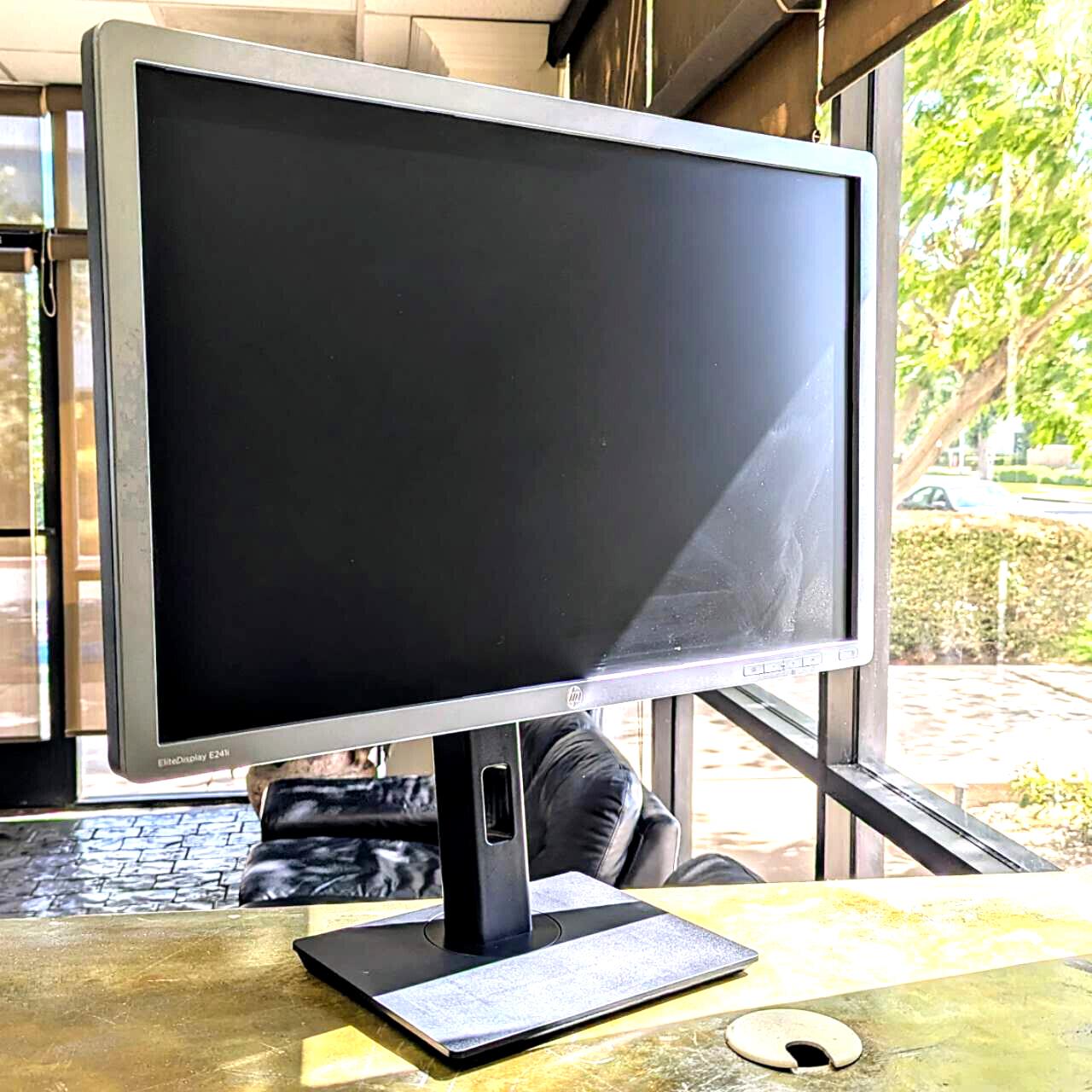 HP E241i 24" IPS 1920x1200 Widescreen PC Monitor/Display w/ Stand and Cables