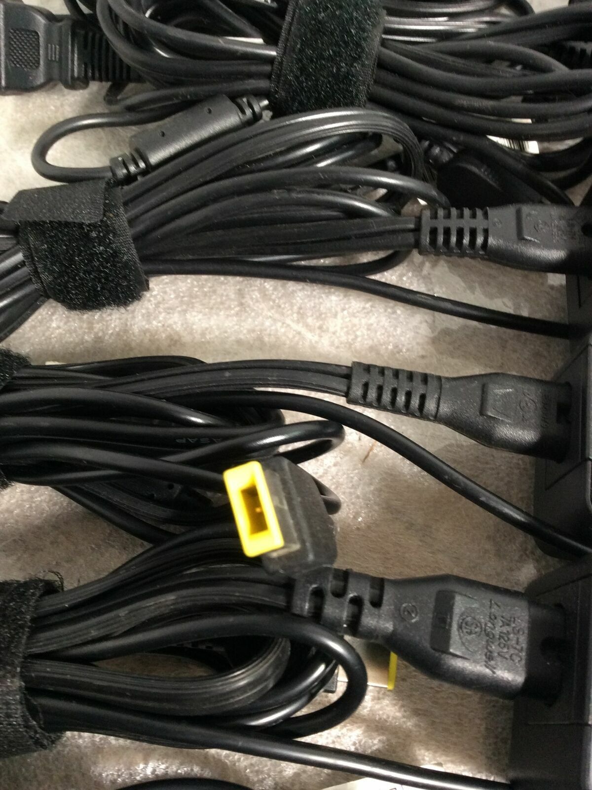 Lot Of 5 Lenovo ThinkPad 45W Laptop Square Tip AC Power Adapters ADLX45DLC2A