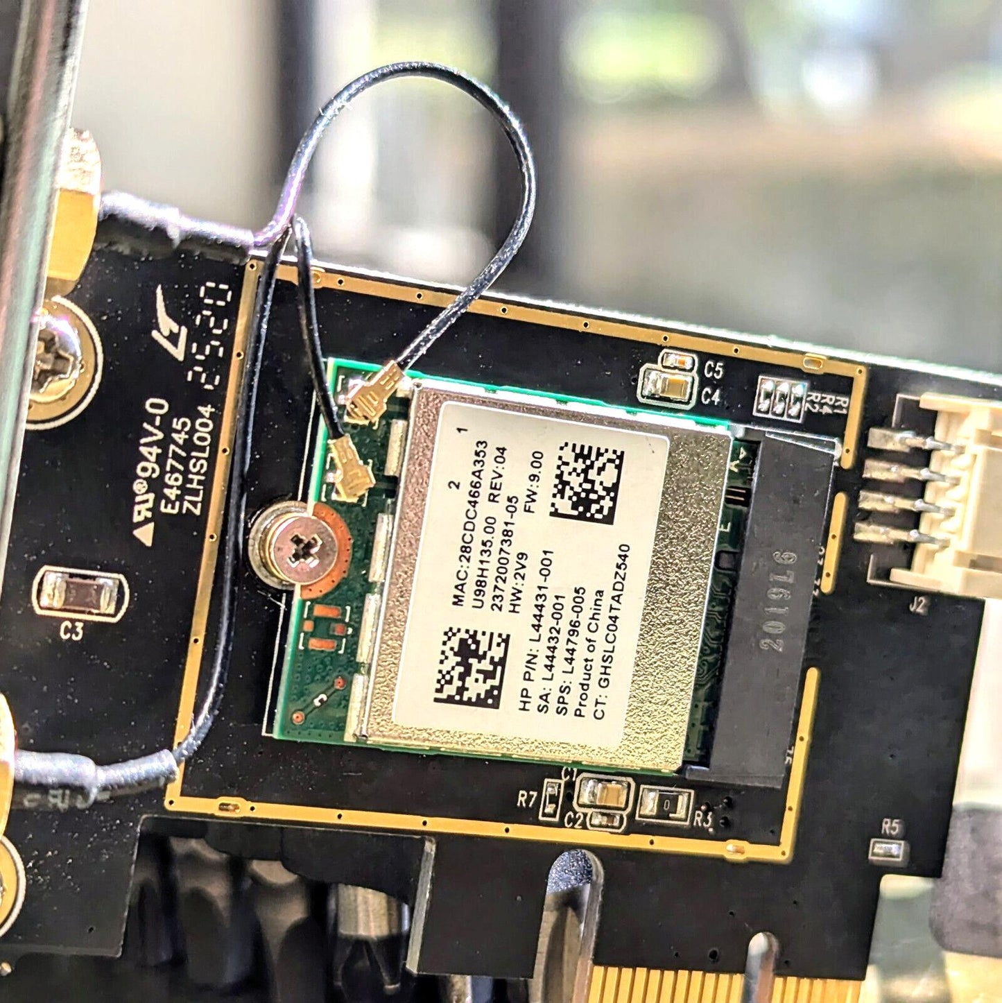 Dualband PCIe Desktop Wifi Card RTL8821CE WiFi 5 + Bluetooth 4.2 - Windows 10