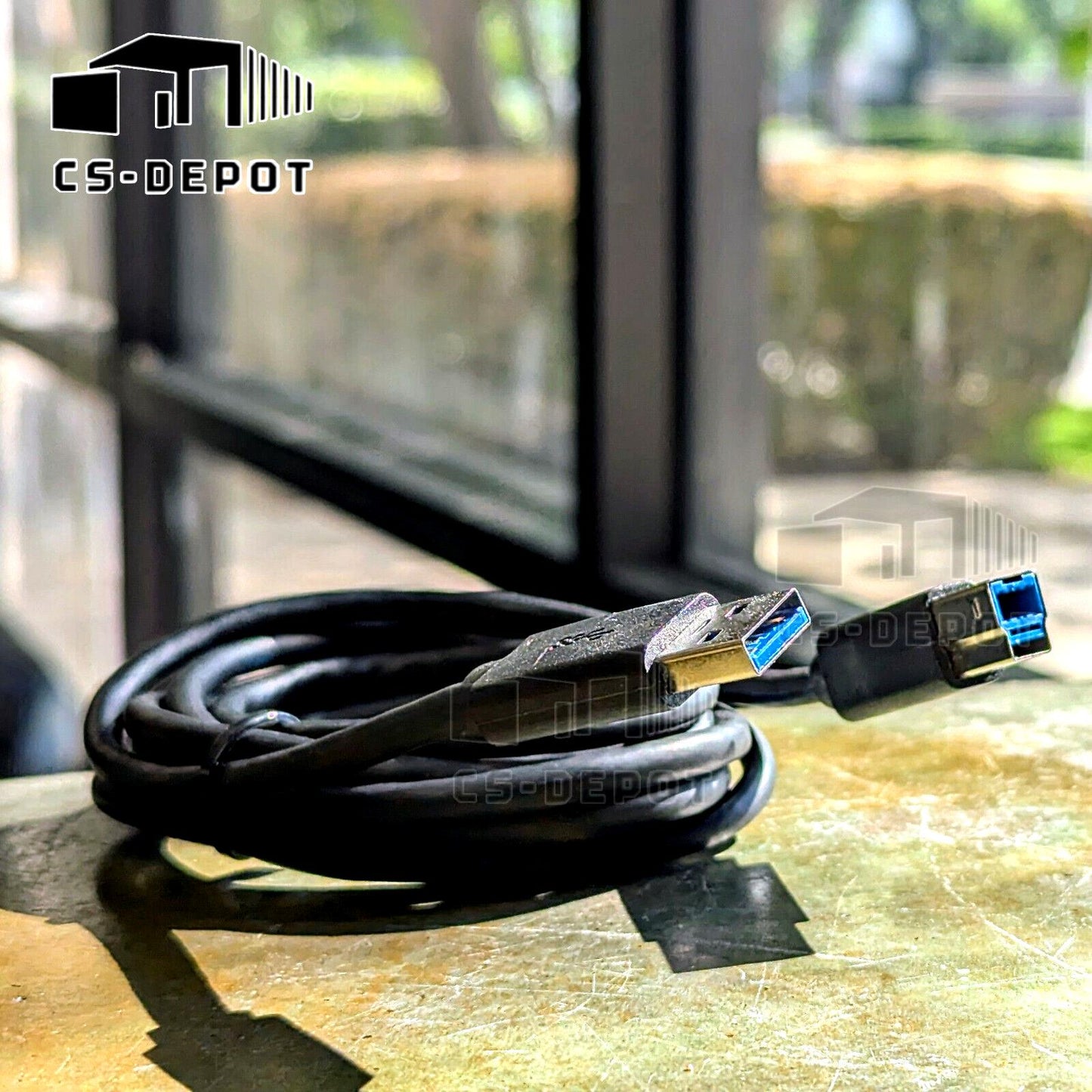 SuperSpeed USB 3.0 Type A to B Male Cable for Cameras/Printers/Scanners