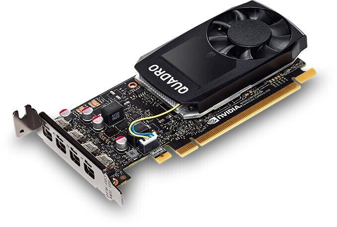 HP Nvidia Quadro P1000 4GB GDDR5 Low Profile Video Graphics Card - 919987-001