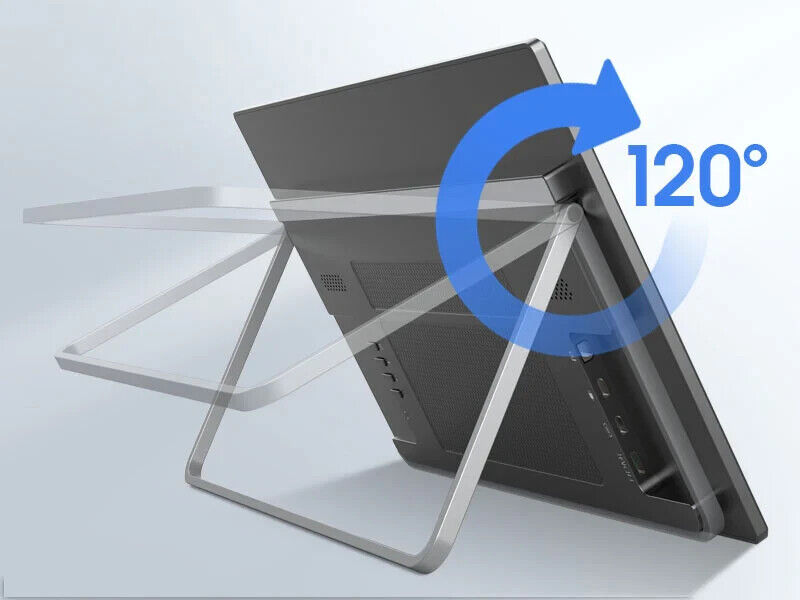 Laptop External Monitor 15.6" USB-C HDMI Gaming IPS Display Screen Speaker B