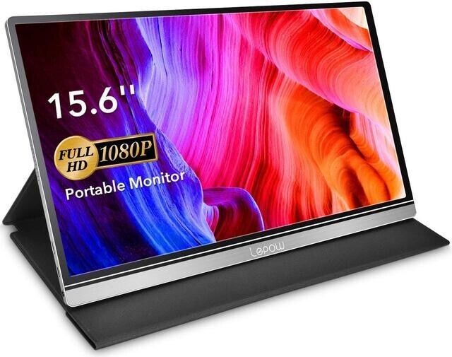 15.6 Inch 1080P Gaming IPS HDR Screen Monitor Portable Screen w/ HDMI USB-C