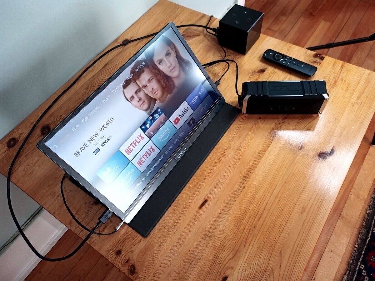 15.6 Inch 1080P Gaming IPS HDR Screen Monitor Portable Screen w/ HDMI USB-C