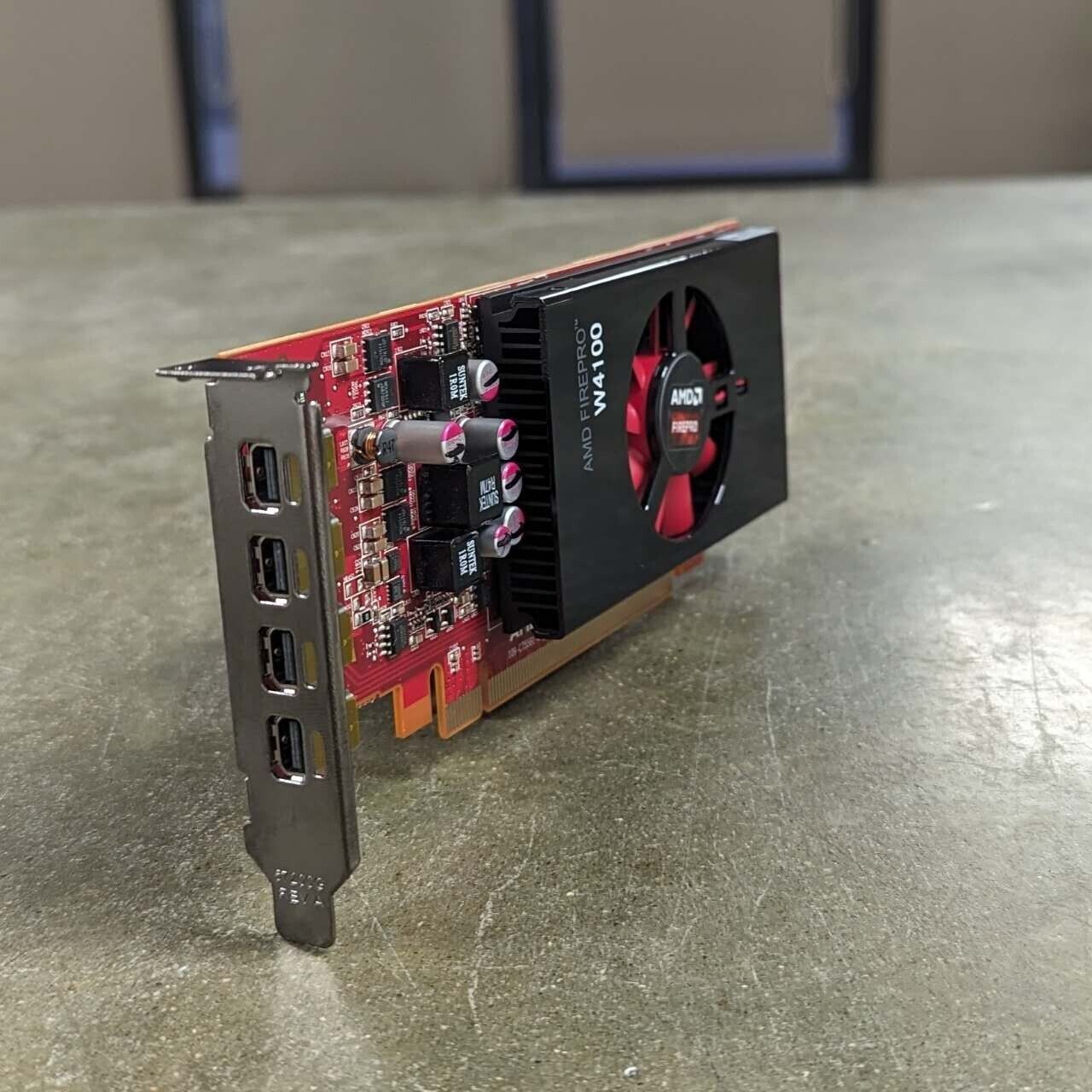 LOT OF 11 AMD FirePro W4100 2GB X4 Monitors Mini DisplayPort Video Card