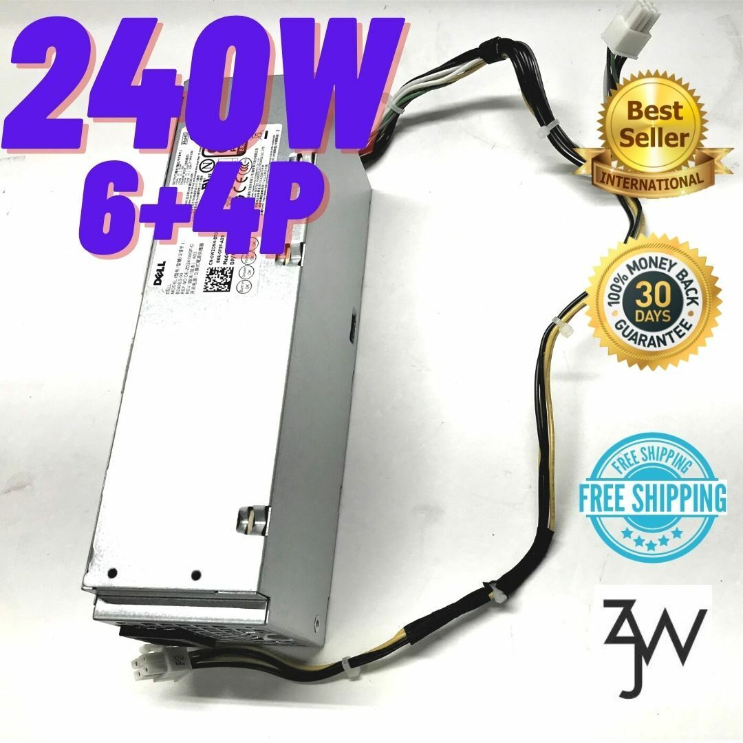 GENUINE Dell Optiplex 3040 5040 7040 240W Power Supply H240ES-02 J61WF W2DN4