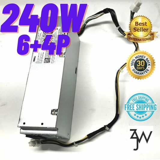 GENUINE Dell Optiplex 3040 5040 7040 240W Power Supply H240ES-02 J61WF W2DN4