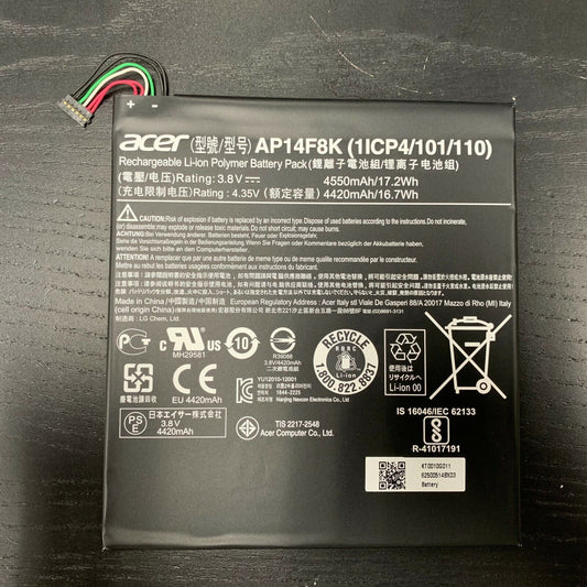 New Genuine Acer AP14F8K Battery A1-850 B1-810 B1-820 3.8V 16.7Wh 4420mAh