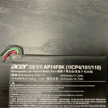 New Genuine Acer AP14F8K Battery A1-850 B1-810 B1-820 3.8V 16.7Wh 4420mAh