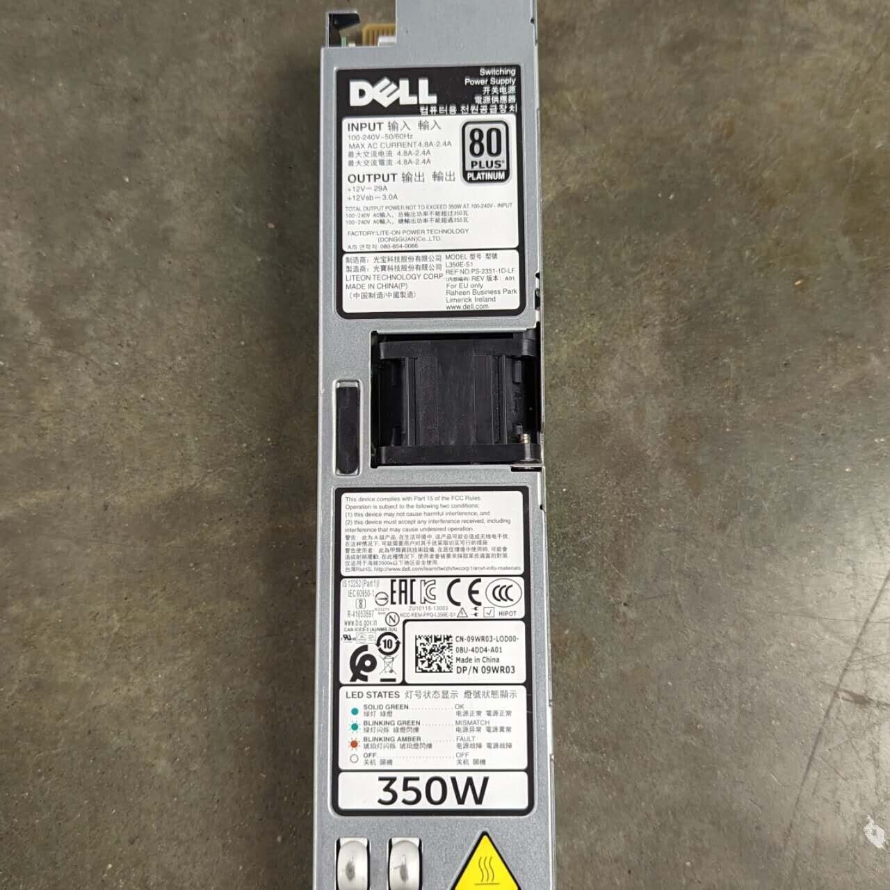 Dell PowerEdge R320 R420 Server Power Supply 350 Watt Y8Y65 P7GV4