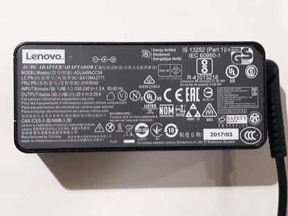 OEM Lenovo 45W AC Power Adapter Charger ADLX45NCC3A for Chromebook N22 N23 N42